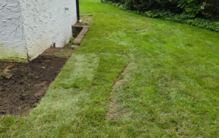 Fresh sod installation on a Long Island jobsite for contractors and landscapers coordinating local lawn projects.