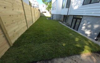 completed Smithtown sod installation project